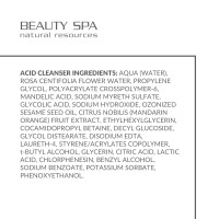 Face ACID CLEANSER pH 4.5 for oily skin, Beauty Spa 150 ml