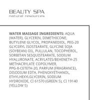 Super-moisturizing and hyaluronic gel-mask WATER MASSAGE leave in, Beauty Spa mask 300 ml