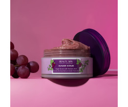 Кислотный скраб Винный пилинг рH 3,5 для лица и тела / Sugar scrub 200 мл
